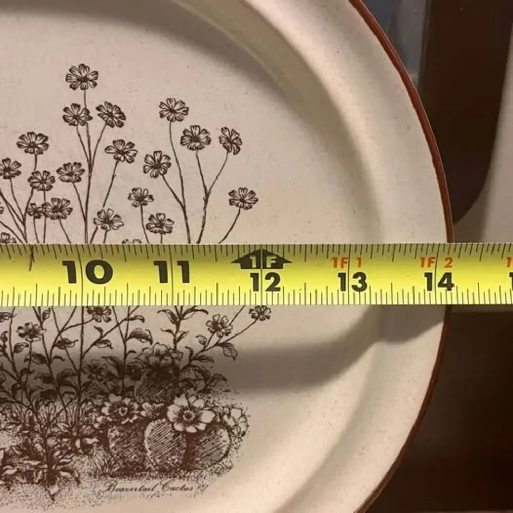 Vintage Noritake Stoneware Desert Flowers Set 14